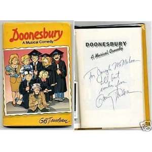  Garry Trudeau Doonesbury Musical Play Rare Signed Book 