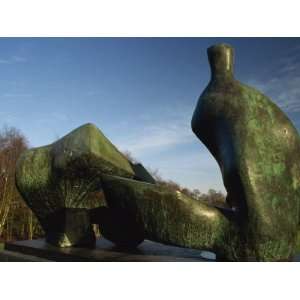 Henry Moore Sculpture Near Kenwood House on Hampstead Heath, North 