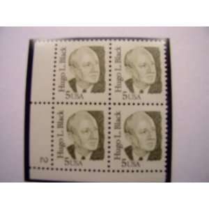 US Postage Stamps, 1986, Great Americans, Hugo Black, S# 2172, Plate 
