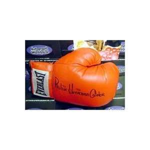  Rubin Hurricane Carter autographed Boxing Glove Sports 