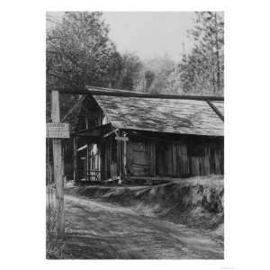 Exterior View of James Marshall Cabin   Coloma, CA Giclee Poster Print 
