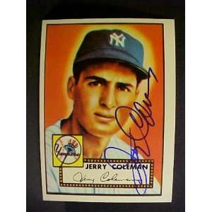  Jerry Coleman New York Yankees #237 1952 Topps Reprints 