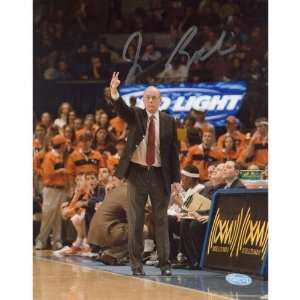 Jim Boeheim Syracuse Orange   Big East Tournament   Autographed 16x20 
