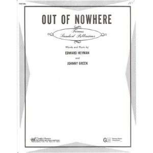   Music Out Of Nowhere Edwards Heyman Johnny Green 191 