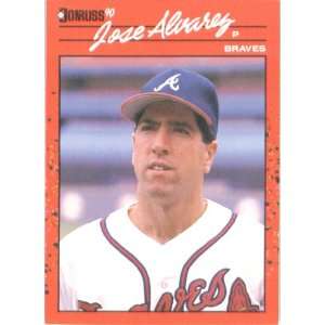  1990 Donruss # 389 Jose Alvarez Atlanta Braves Baseball 