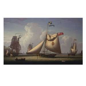 Yacht of the Royal Yacht Club, with King George Iv on Board, Off the 
