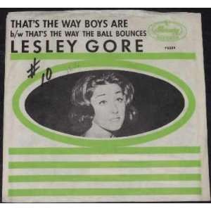 Leslie Gore   Thats the Way Boys Are / Thats the Way the Ball 