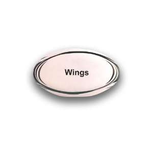  WINGS rugby training ball, size mini, white Sports 