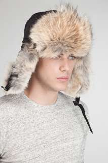 Canada Goose Aviator Black Hat for men  