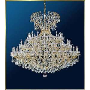 Maria Theresa Chandelier, ML 1020, 72 lights, 24Kt Gold, 84 wide X 78 