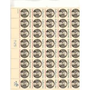 Marquis De Lafayette Full Sheet of 50 X 13 Cent Us Postage Stamps Scot 