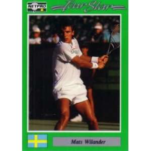  Mats Wilander 1991 Netpro card