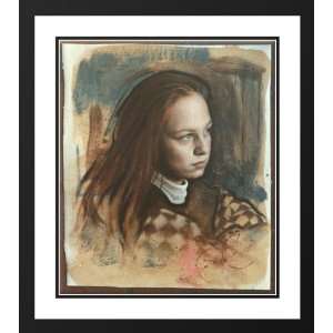  Angel, Michael John 20x22 Framed and Double Matted Silvia 