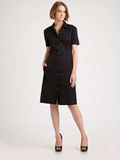 Theory   Cotton Rich Shirtdress