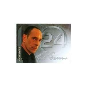 Nestor Serrano autographed trading card 24 TV Show Navi Araz