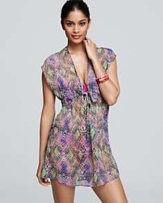 BECCA® by Rebecca Virtue Diamond Print Coverup