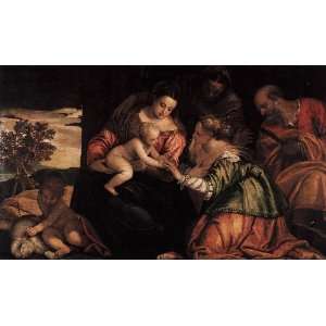 Hand Made Oil Reproduction   Paolo Veronese   32 x 18 inches   The 