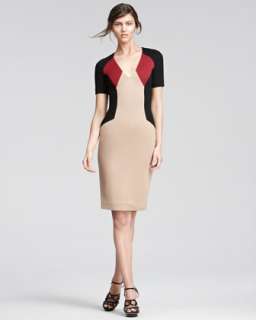 Fitted Rayon Jersey Dress  