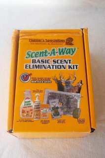   Scent A Way Basic Scent Elimination Kit Soap Detergent Spray  