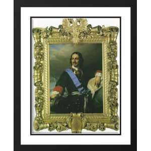 Delaroche, Paul 28x36 Framed and Double Matted Peter the Great of 