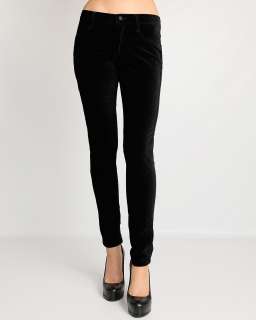 James Jeans Pants   Twiggy Velvet Pants in Black   Pants   Women 