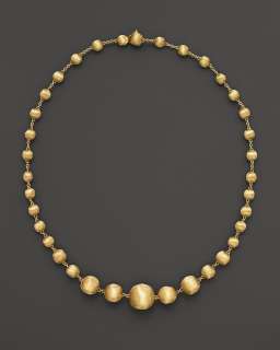 Marco Bicego Africa Collection 18K Yellow Gold Bead Necklace, 17 