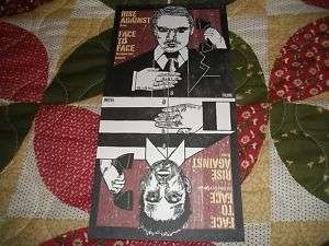 Rise Against/Face To Face EMPTY 7 COVER poster not cd  