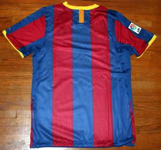 NIKE 2010/2011 FC BARCELONA OFFICIAL HOME SOCCER JERSEY MENS S 2XL NEW 