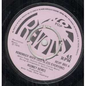   WHEN 7 INCH (7 VINYL 45) UK REVOLUTION POP 1970 RODNEY BEWES Music