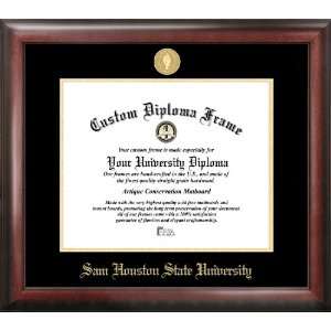 Sam Houston State University Gold Embossed Diploma Frame