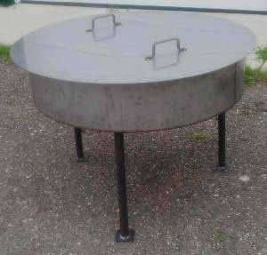 STAINLESS STEEL FIRE PIT CAMPFIRE RING INSERT LINER  