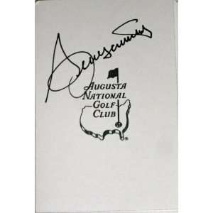  Seve Ballesteros Signed / Autographed Golf Scorecard 