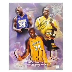 Shaquille ONeal Los Angeles Lakers 16x20 Autographed MVPPhoto Ltd. Ed 