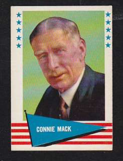 1961 Fleer #123 Connie Mack XMT Philadelphia Athletics Premium Vintage 
