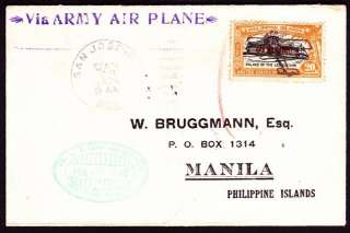 PHILIPPINES, 1928. Experimental Flight, San Jose   Manila  
