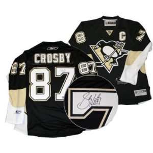Sidney Crosby Signed N/A Jersey   Rep Dark 07/08