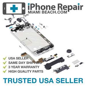 iPhone 4 Mid Frame full complete assembly Black  