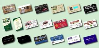 1000 Matte Business Cards  2 sides  Color Free Design  