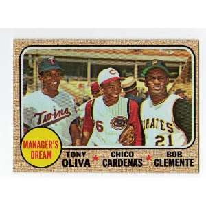  1968 Topps #480 Managers Dream Roberto Clemente Tony 
