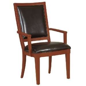 Ty Pennington Arm Upholstered Splat Back Chair by Howard Miller 