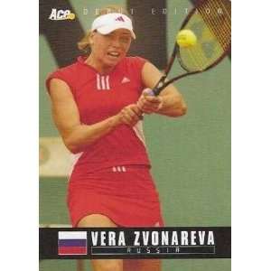  Vera Zvonareva Tennis Card