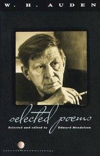 Auden Selected Poems by Edward Mendelson