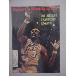 Wilt Chamberlain Autographed Signed May 15 1972 Sports Illustrated 