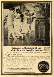 1914 Ad Victor Talking Machines Victrola Dance Records   ORIGINAL 