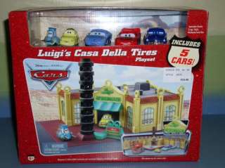   Tires with with 5 Cars Guido, Luigi, Sally, Lightning and Doc