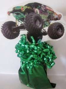 NEW * MONSTER JAM * GRAVE DIGGER * 12 party FAVOR TOPPERS  