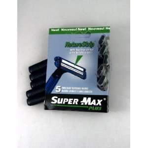 Super Max Plus Disposable Razors with Tea Tree Oil Naturestrip   5 