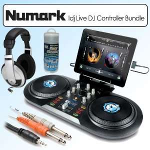  Numark IDJLIVE Idj Live DJ Controller Bundle for iPad 