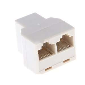  Ethernet Splitter Connector Double Adapter Adapter Dual 2 Port PC