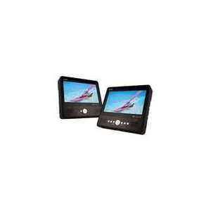  7 Tablet Style Portable DVD Player with Dual Screens Electronics